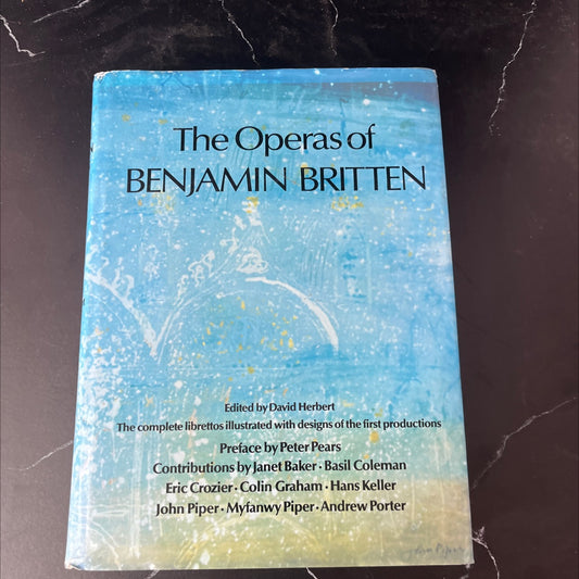 the operas of benjamin britten book, by david herbert, 1989 Hardcover image 1