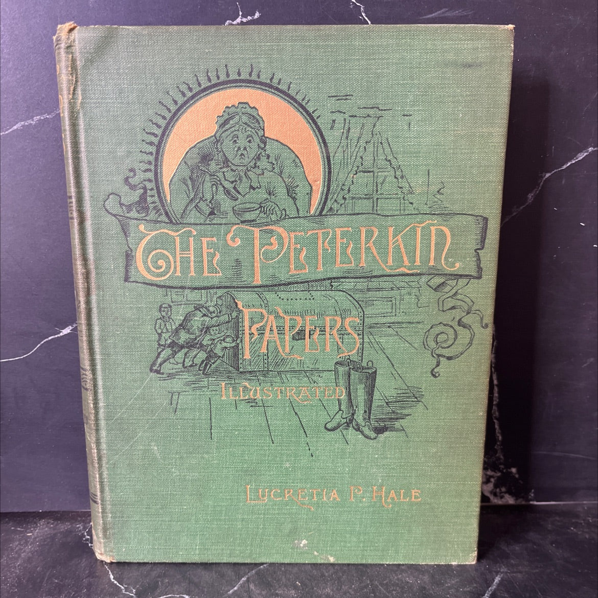 the peterkin papers book, by lucretia p. hale, 1886 Hardcover, Antique image 1