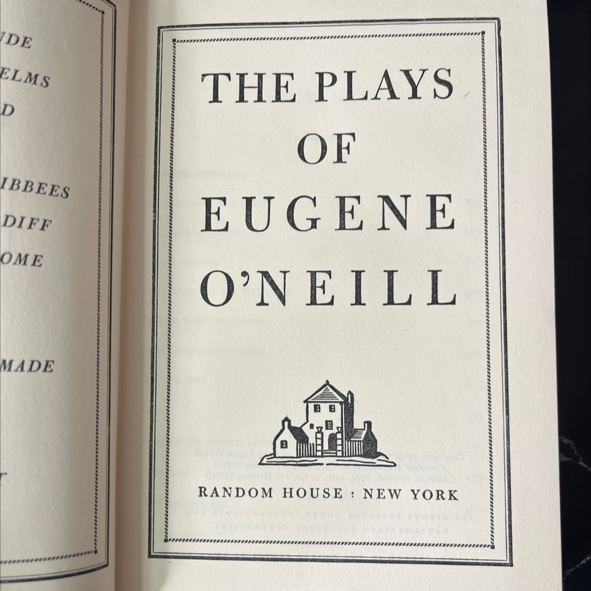 the plays of eugene o'neill book, by eugene o'neill, 1955 Hardcover, Vintage image 2