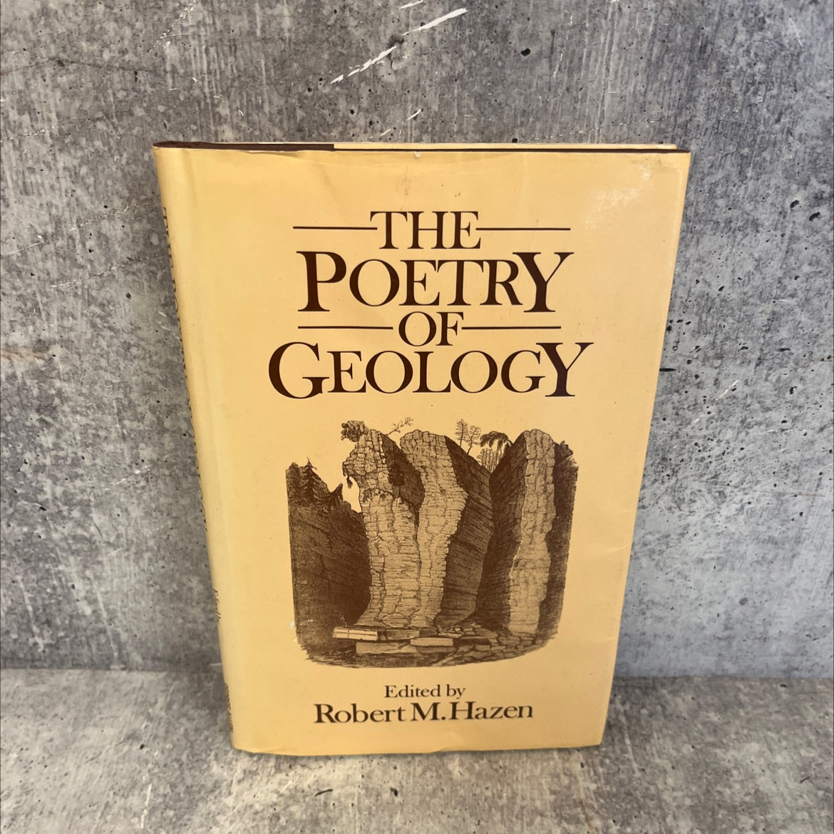 the poetry of geology book, by Robert M. Hazen, 1982 Hardcover image 1