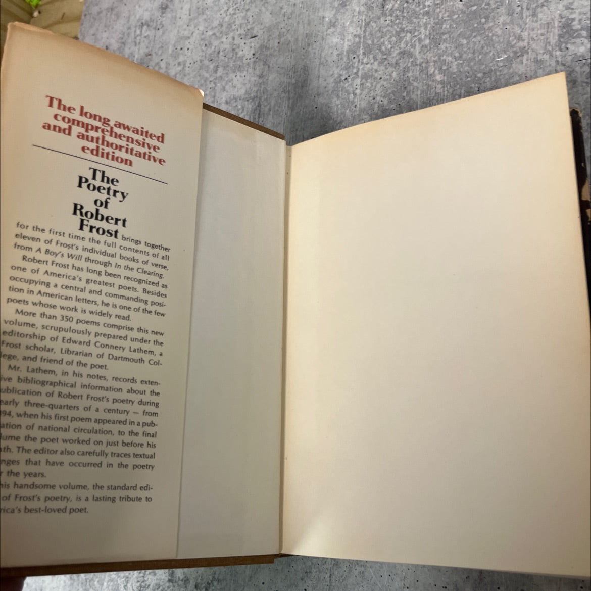 the poetry of robert frost book, by robert frost, 1969 Hardcover image 4