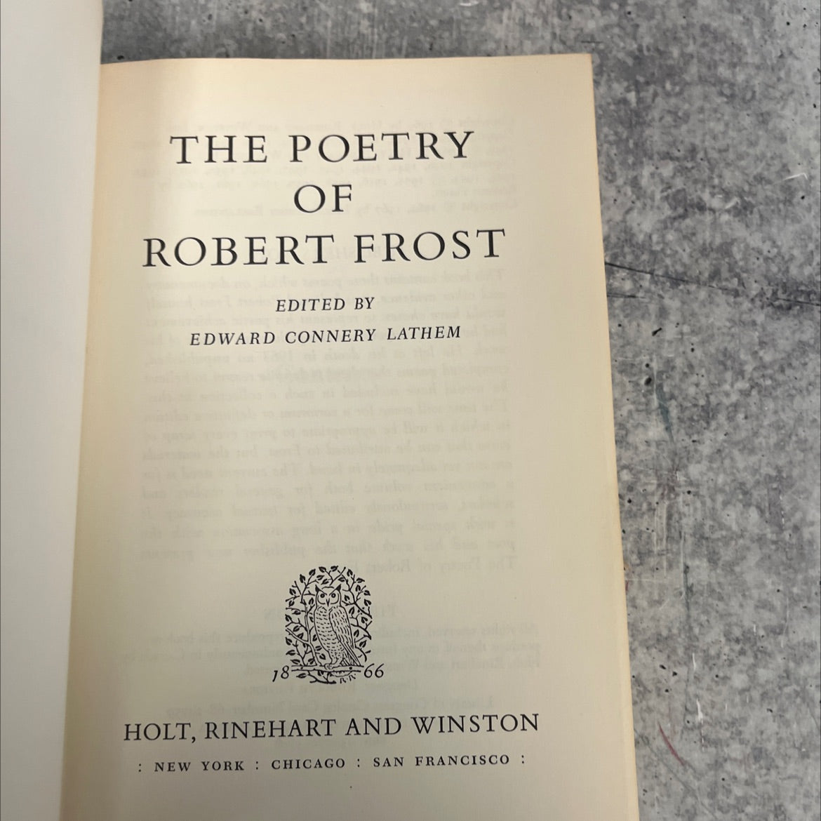 the poetry of robert frost book, by robert frost, 1969 Hardcover image 2