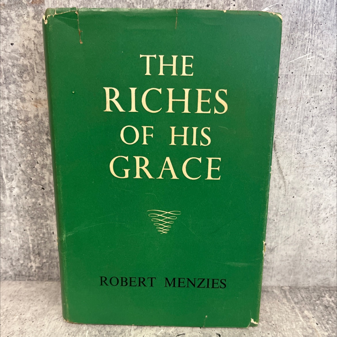 the riches of his grace book, by robert menzies, d.d., 1956 Hardcover, First Edition, Vintage image 1