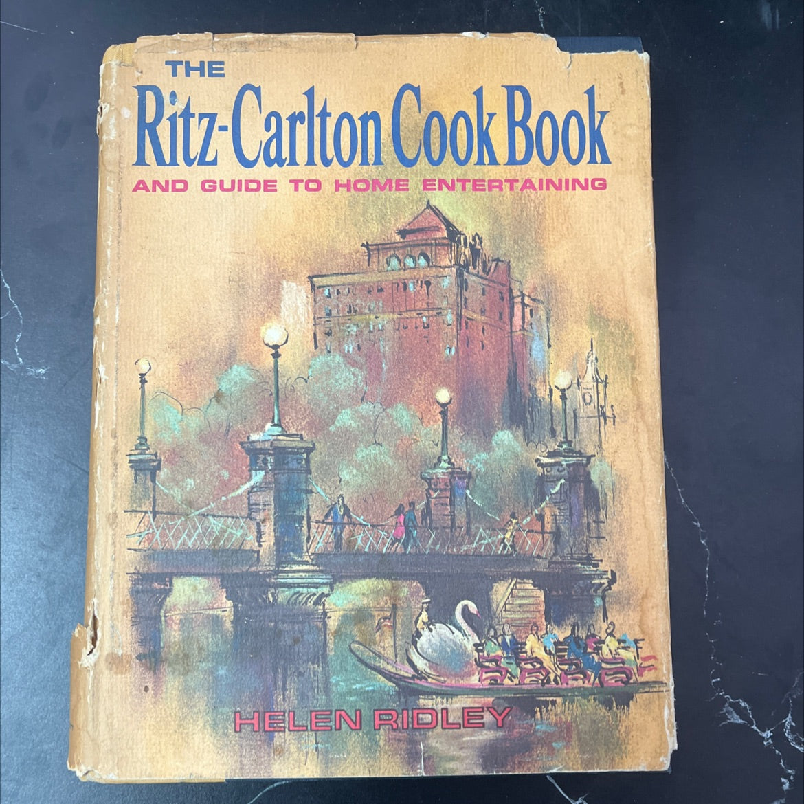 the ritz-carlton cook book and guide to home entertaining book, by Helen E. Ridley, 1968 Hardcover, First Edition, image 1