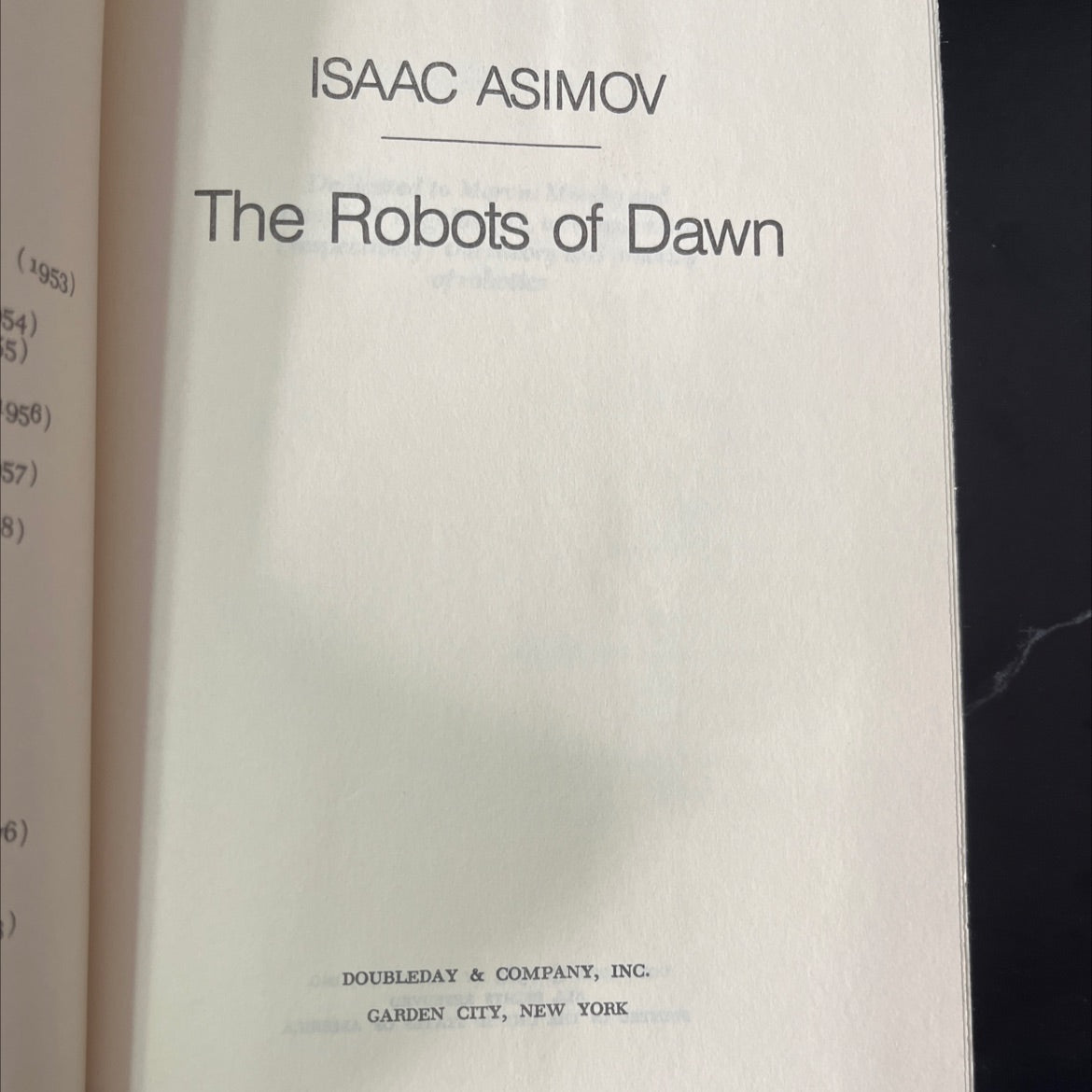 the robots of dawn book, by isaac asimov, 1983 Hardcover image 2