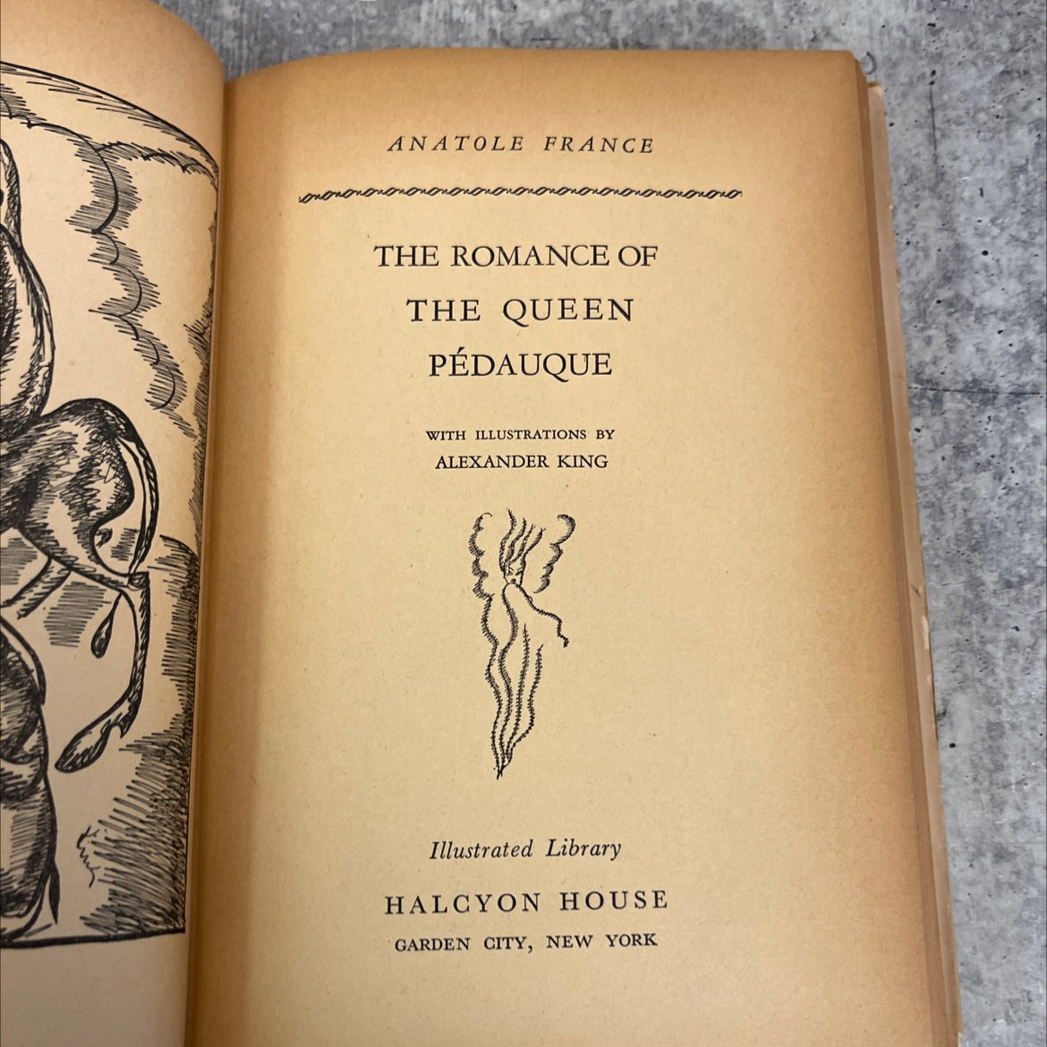 the romance of the queen pédauque book, by anatole france, 1970 Hardcover image 3