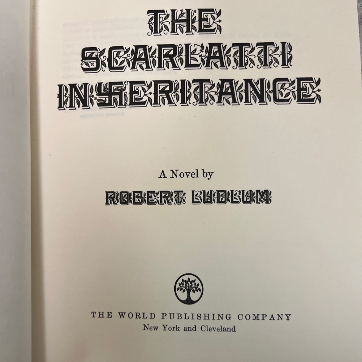 the searbattti inheritance book, by robert ludlum, 1971 Hardcover, First Edition image 2