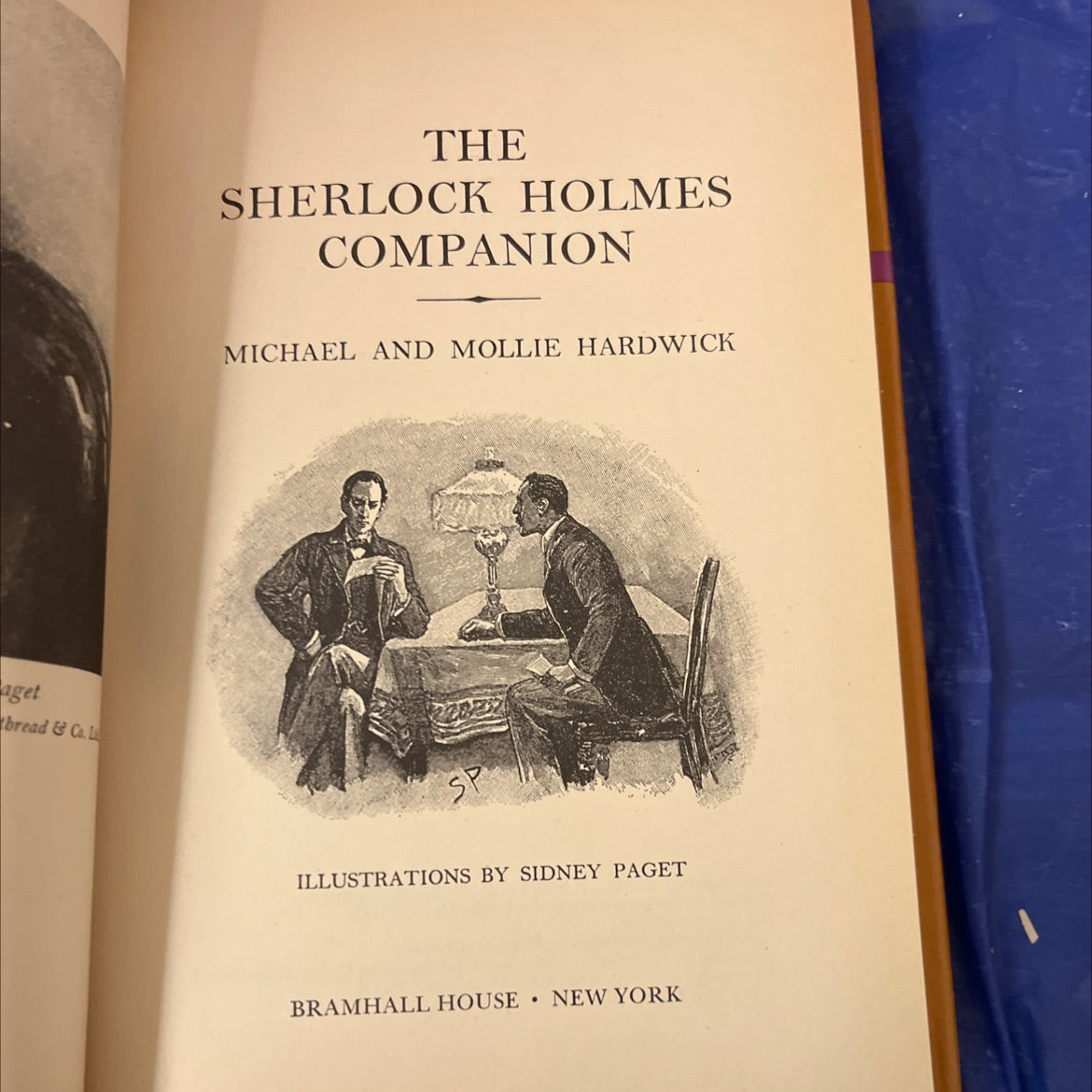 the sherlock holmes companion book, by michael and mollie hardwick, 1962 Hardcover image 2