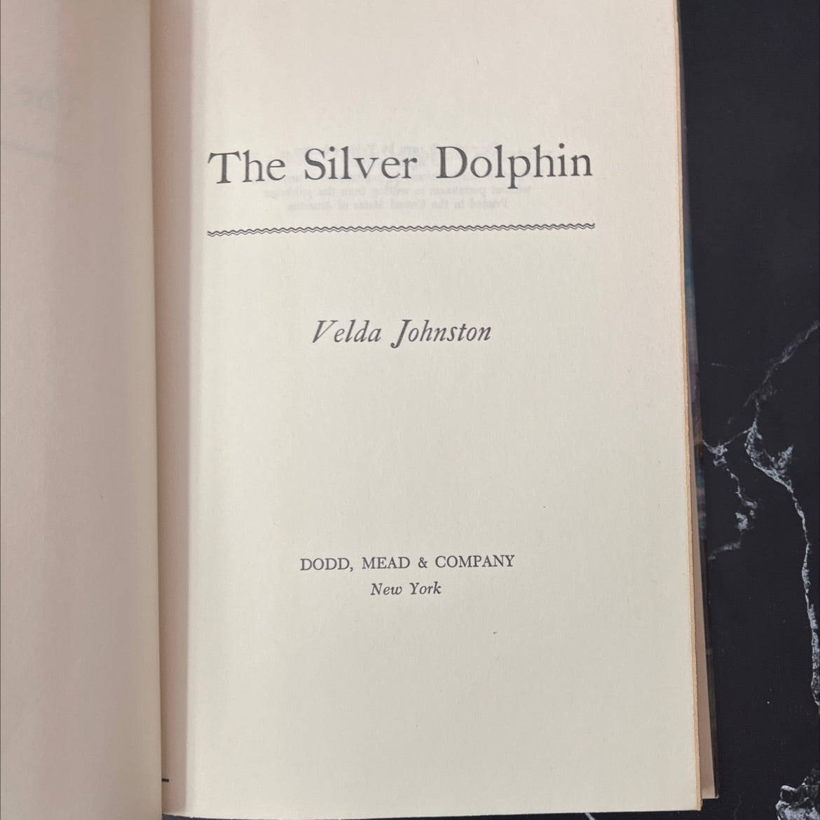 the silver dolphin book, by Velda Johnston, 1979 Hardcover, Vintage image 2