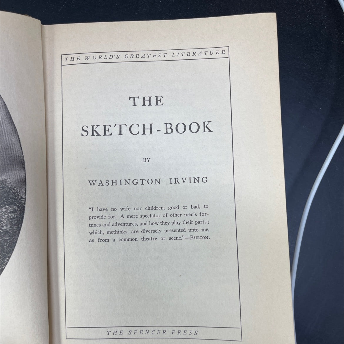 the sketch-book book, by washington irving, 2023 Hardcover image 2