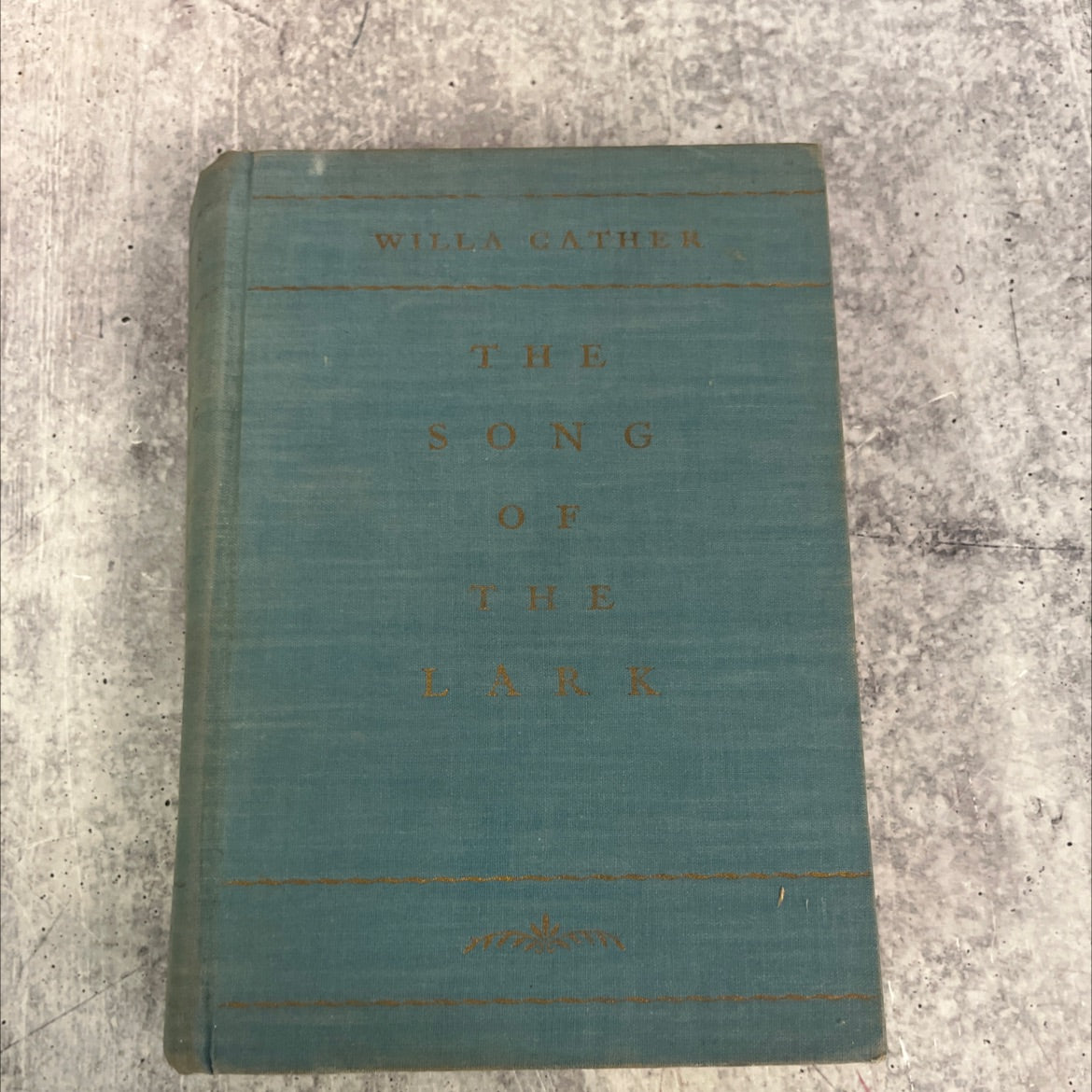 the song of the lark book, by willa cather, 1932 Hardcover image 1