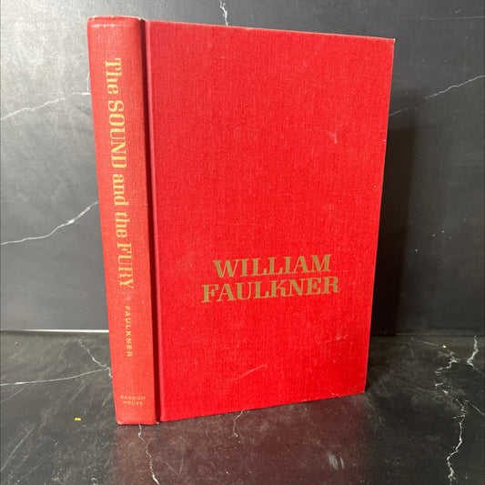 the sound and the fury book, by William Faulkner, 1956 Hardcover, Vintage image 1