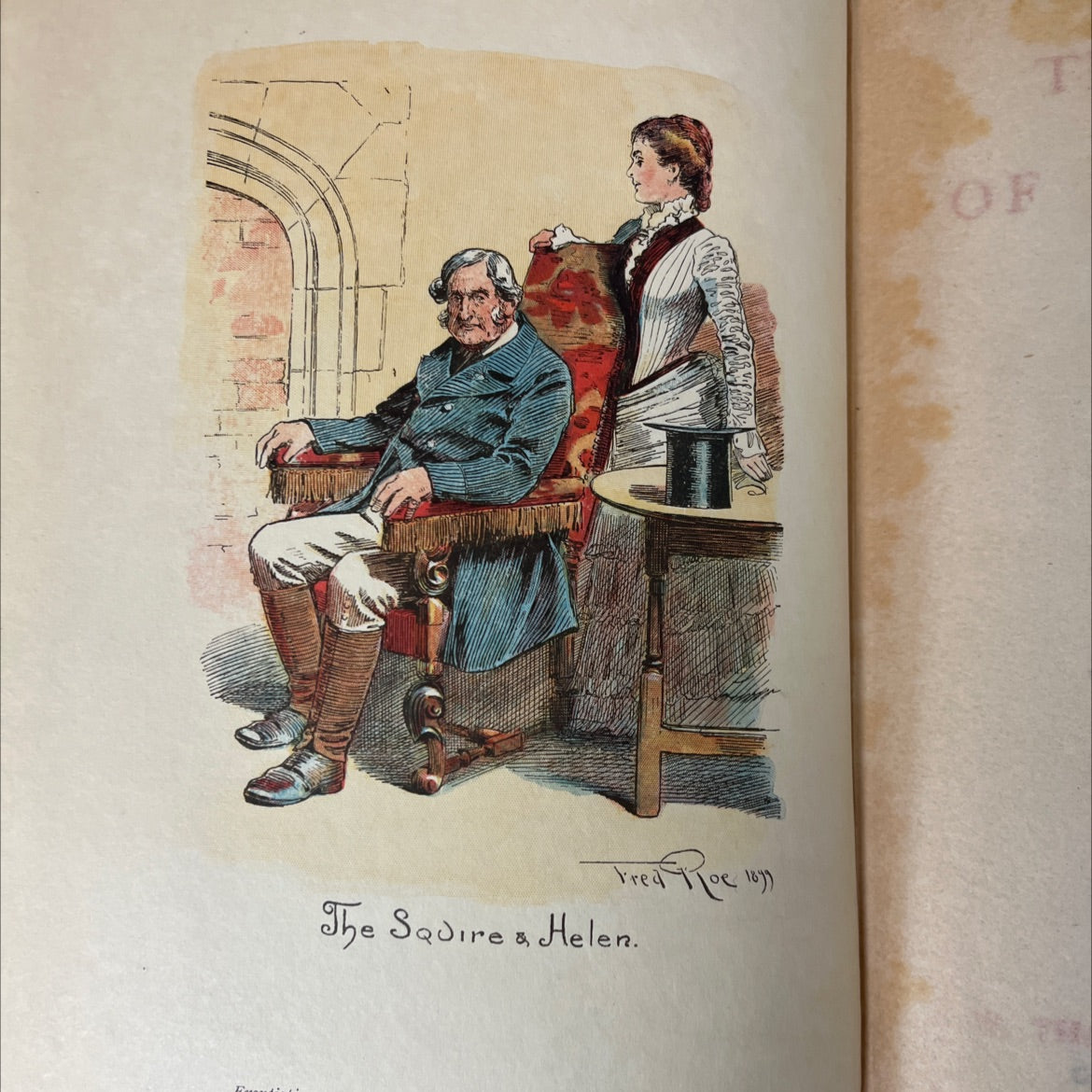 the squire & helen. of the brookes of bridlemere book, by g. j. whyte-melville, 1899 Hardcover image 2