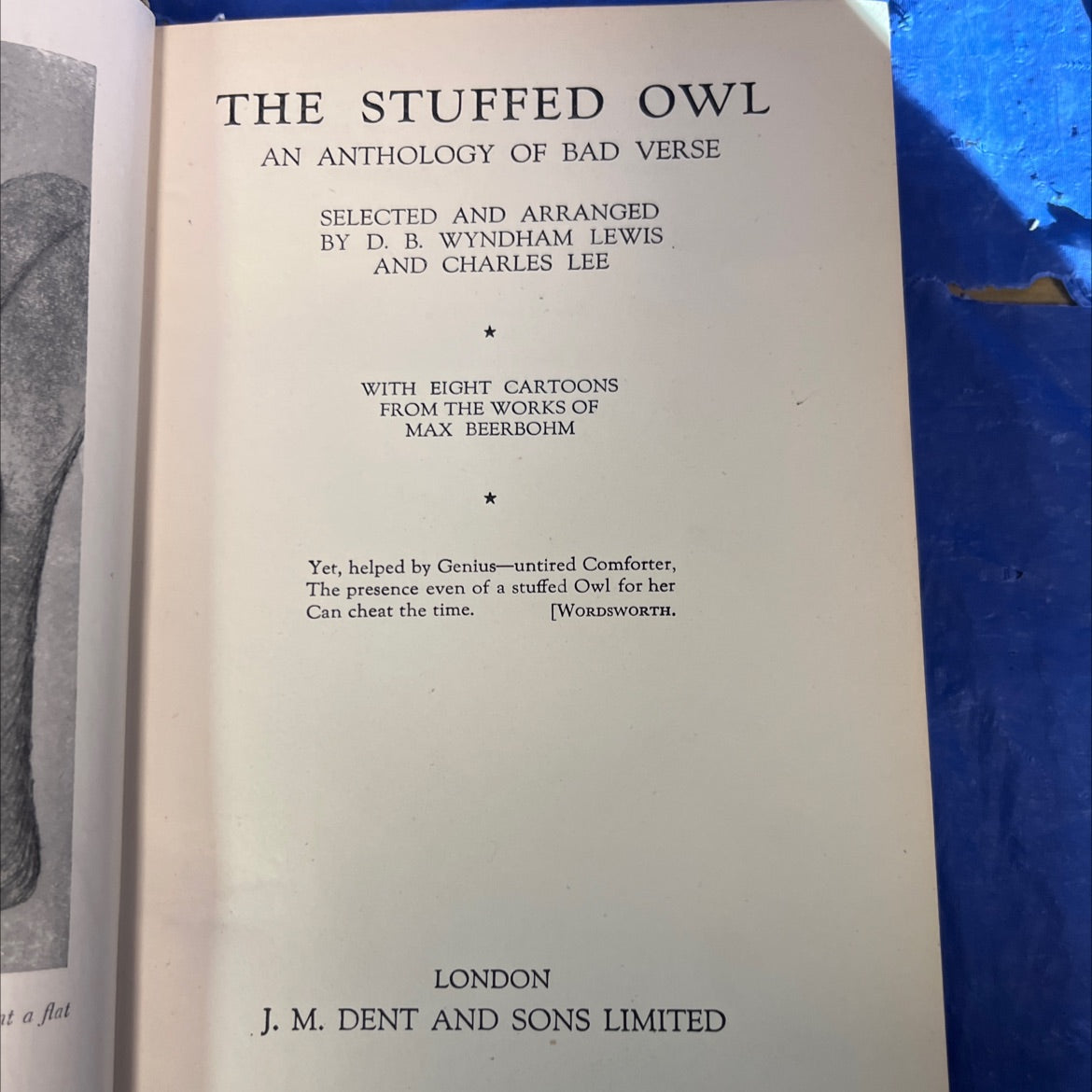 the stuffed owl an anthology of bad verse book, by d. b. wyndham lewis and charles lee, 1948 Hardcover image 2