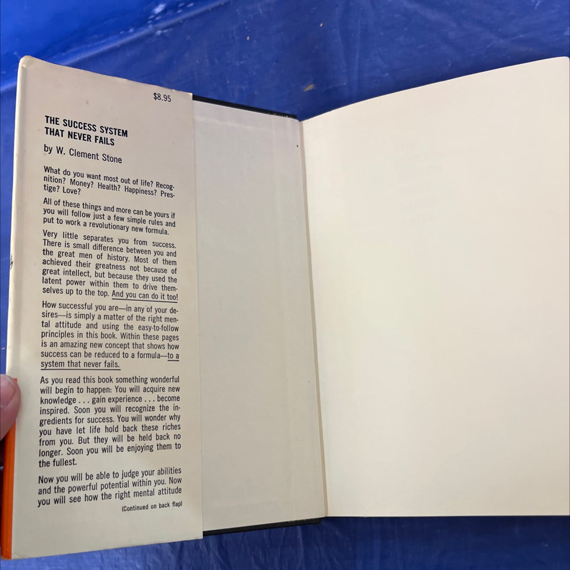 the success system that never fails book, by w. clement stone, 1962 Hardcover image 4