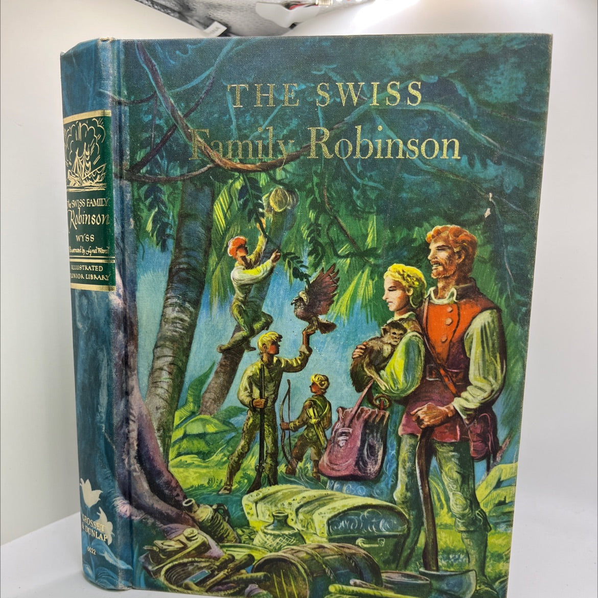 the swiss family robinson book, by johann wyss, 1949 Hardcover image 1