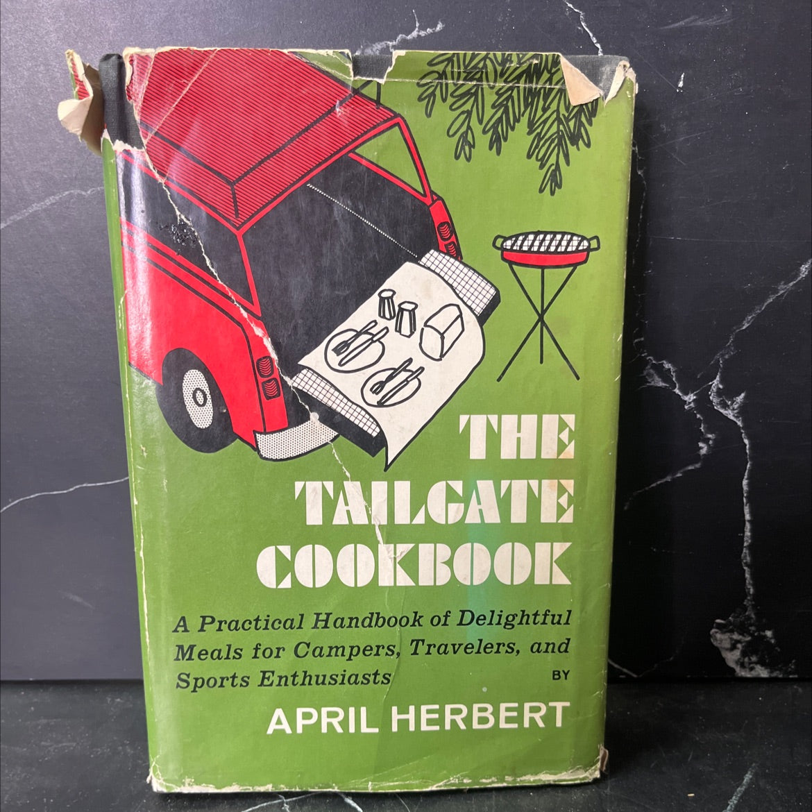 the tailgate cookbook book, by april herbert, 1970 Hardcover, Vintage image 1