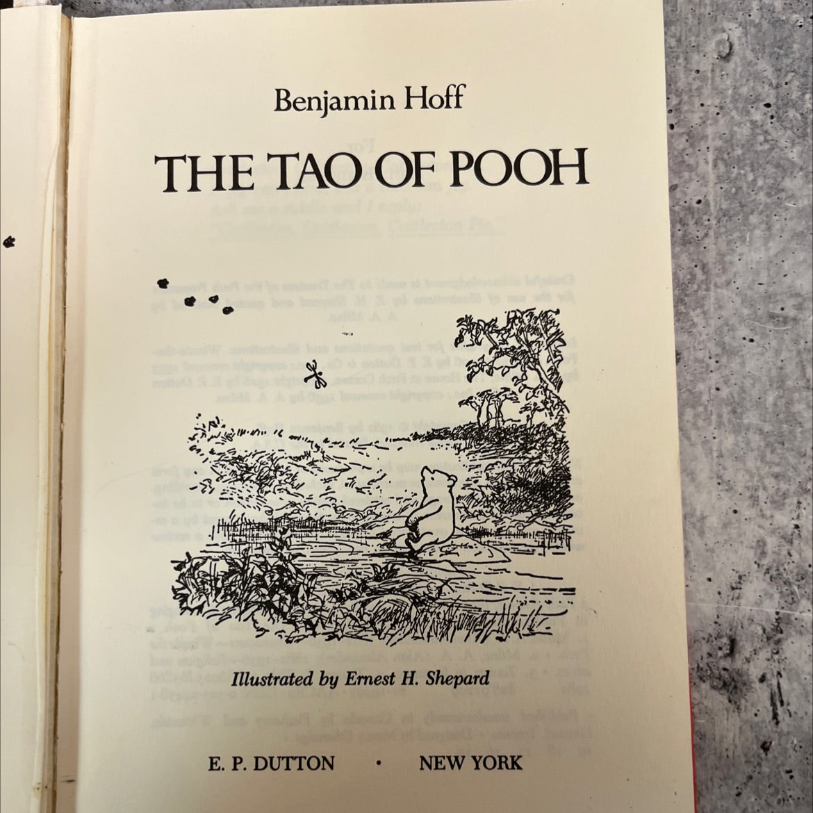 the tao of pooh book, by benjamin hoff, 1982 Hardcover, Vintage image 2