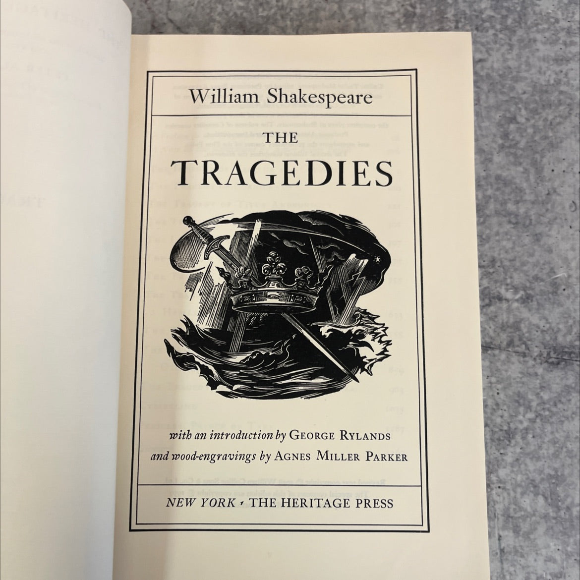 the tragedies book, by william shakespeare, 1959 Hardcover image 2