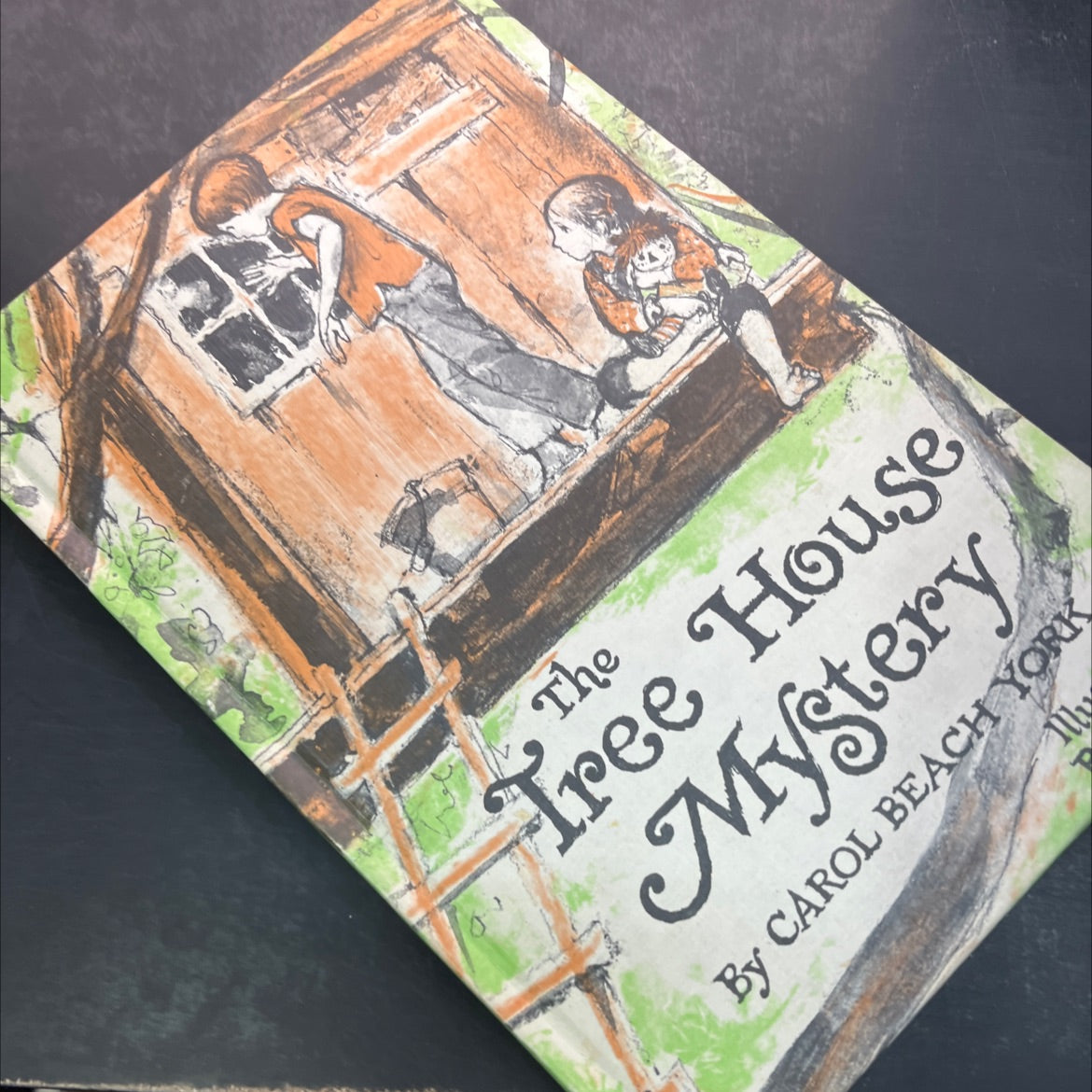 the tree house mystery book, by carol beach york, 1973 Hardcover image 4