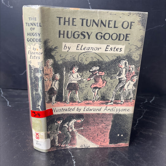 the tunnel of hugsy goode book, by eleanor estes, 1972 Hardcover, Vintage image 1