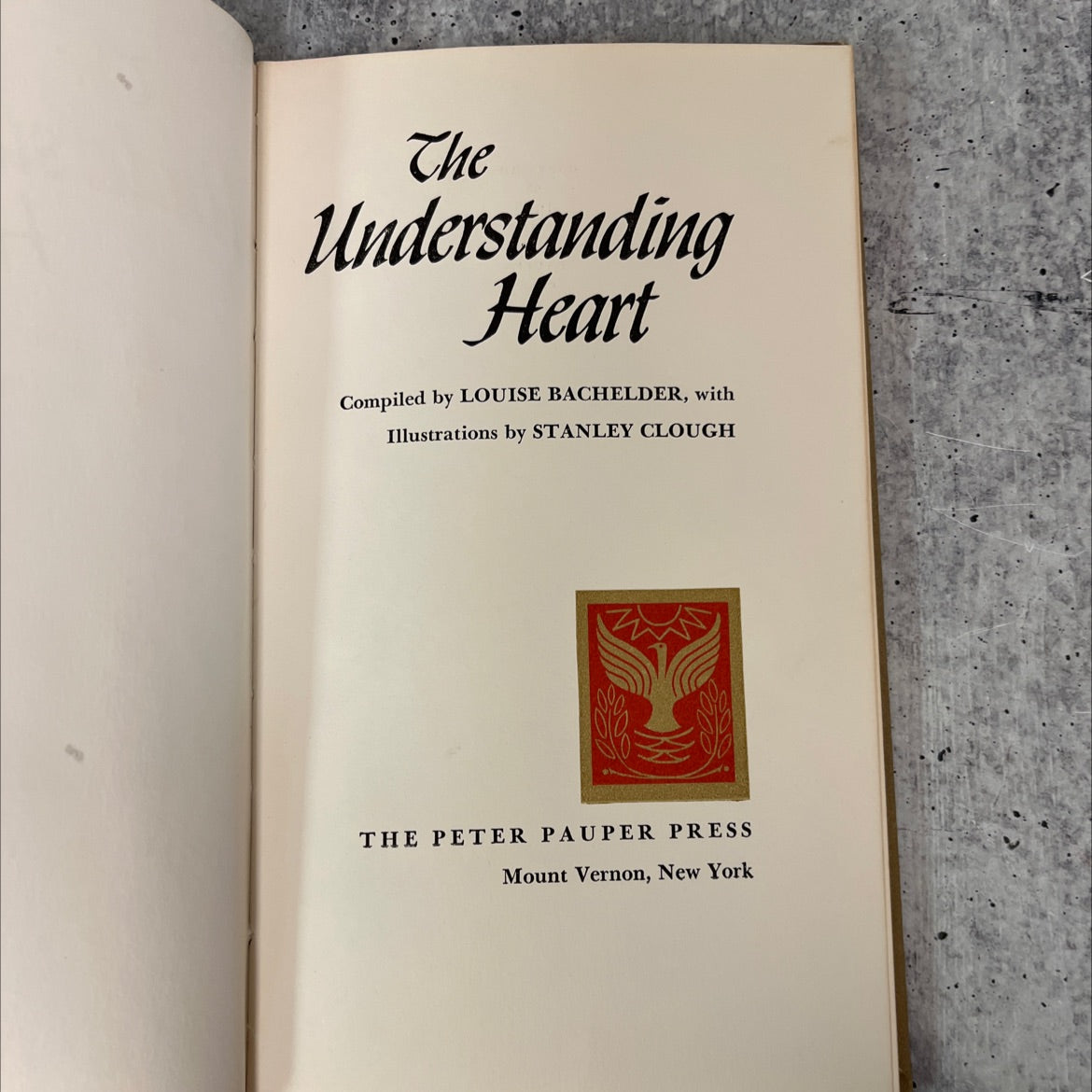 the understanding heart book, by louise bachelder, 1966 Hardcover, Heavily Used image 2