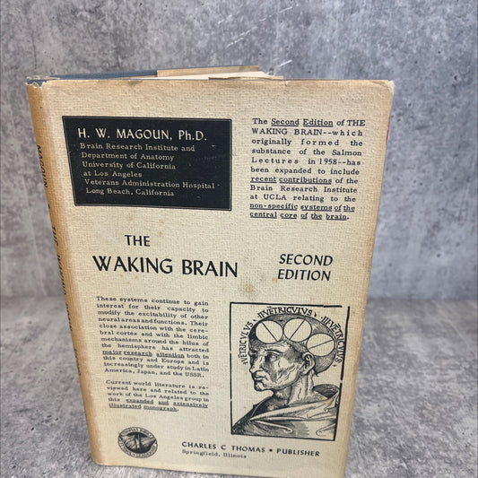 the waking brain book, by h. w. magoun, ph.d., 1963 Hardcover image 1