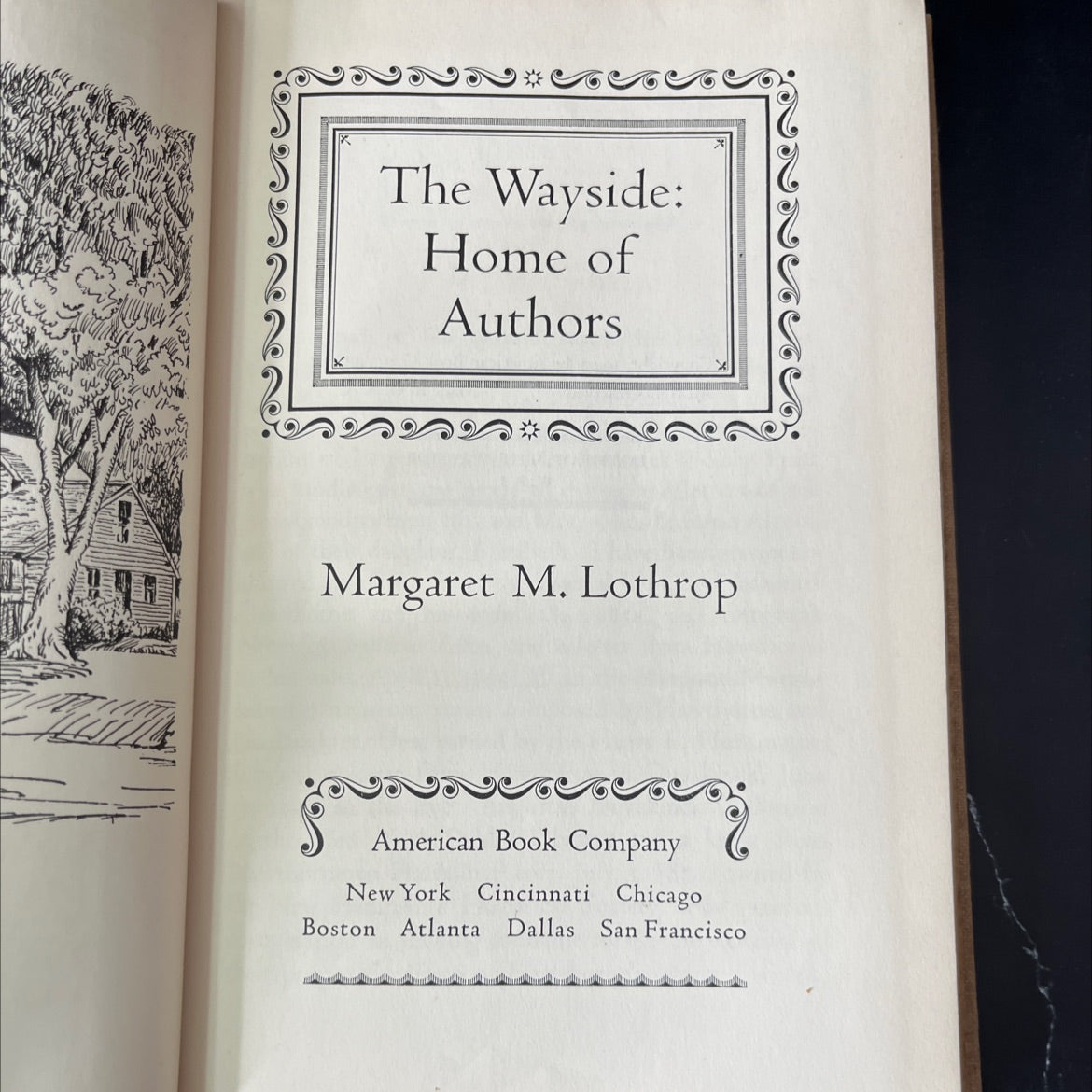 the wayside book, by margaret m. lothrop, 1940 Hardcover, Vintage image 2