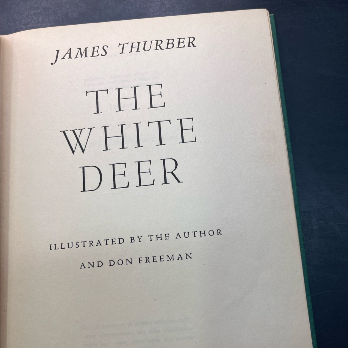 the white deer book, by james thurber, 1945 Hardcover image 2