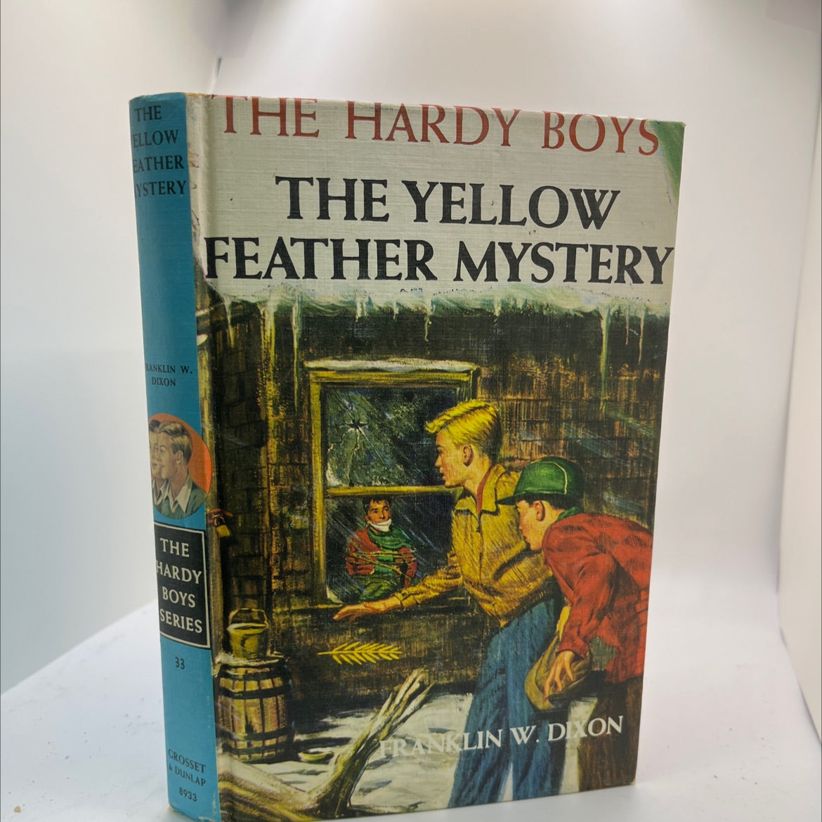 the yellow feather mystery book, by franklin w. dixon, 1953 Hardcover image 1