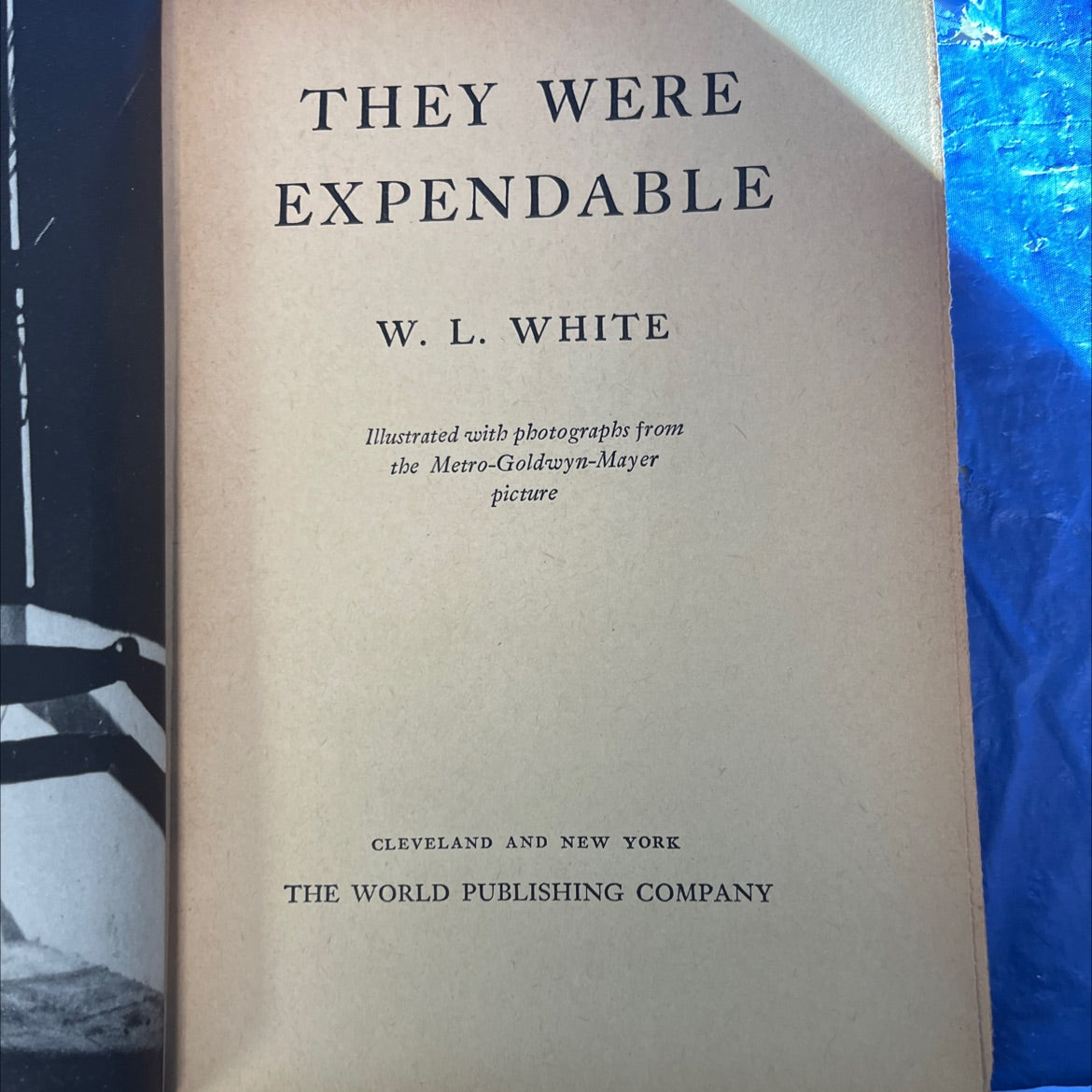 they were expendable book, by w. l. white, 1942 Hardcover image 2