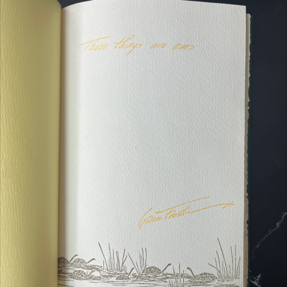 SIGNED those things book, by Unknown, 1960 Hardcover, Vintage image 2