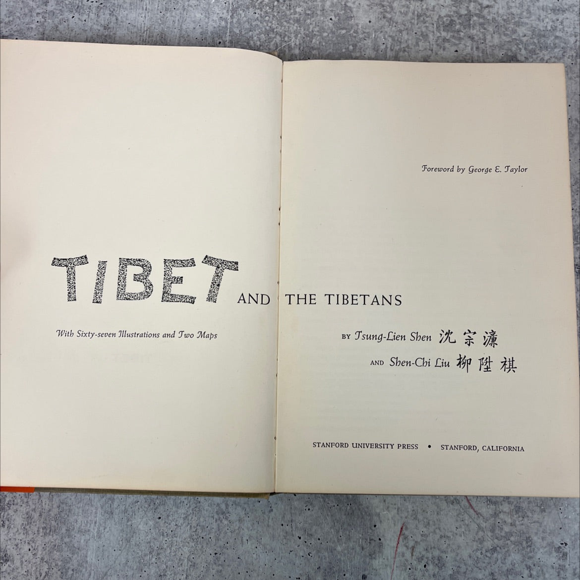 tibet and the tibetans book, by tsung-lien shen and shen-chi liu, 1953 Hardcover, Vintage image 2