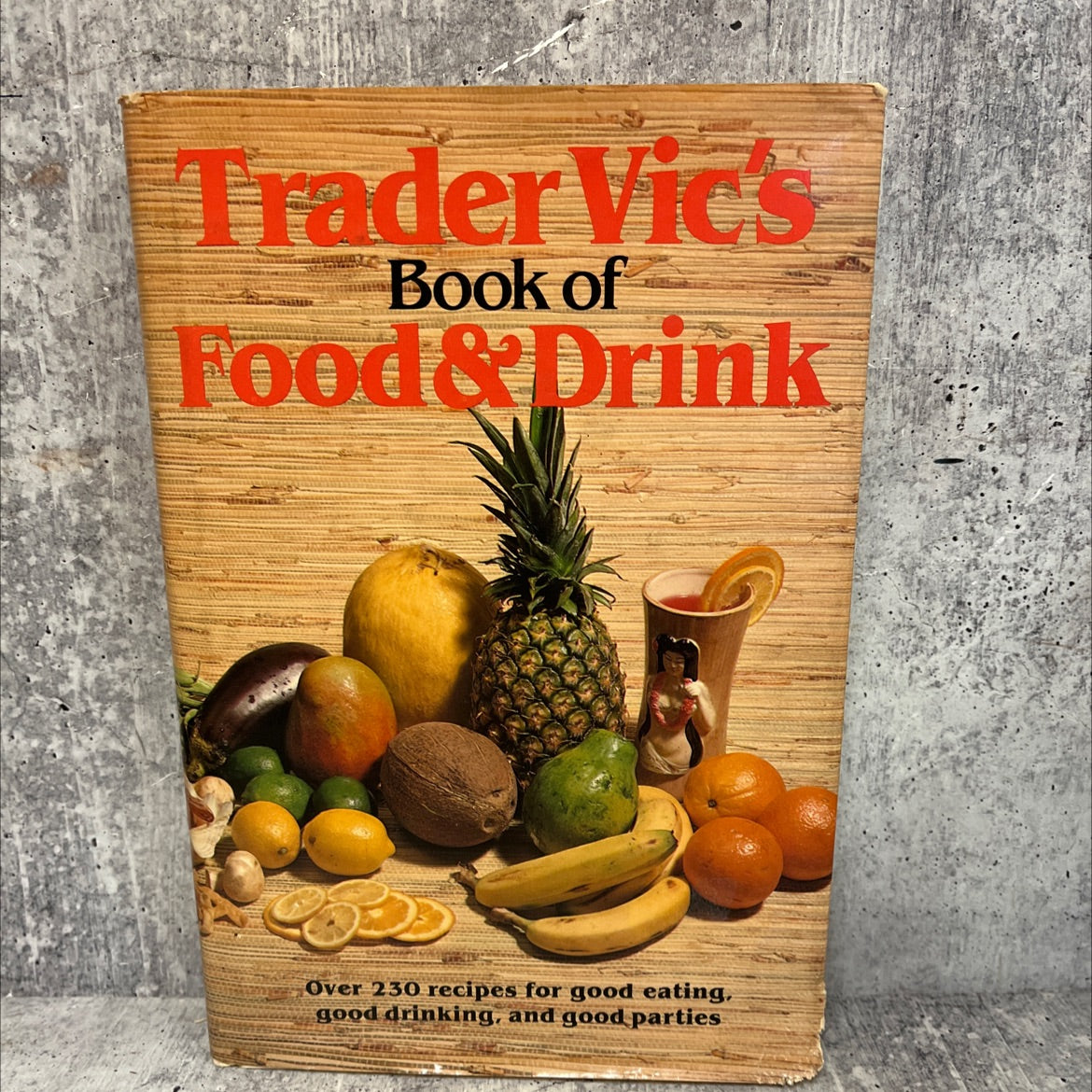 trader vic's book of food & drink book, by trader vic, 1981 Hardcover image 1