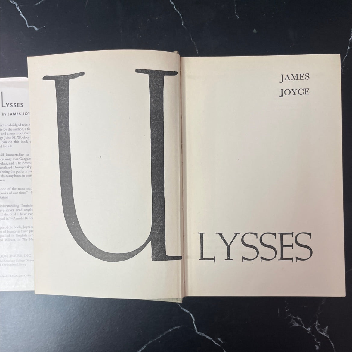 ulysses book, by james joyce, 1946 Hardcover, Vintage image 2