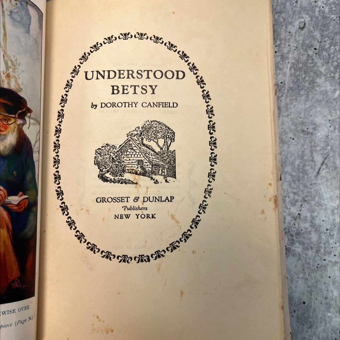 understood betsy book, by dorothy canfield, 1941 Hardcover, Antique image 2