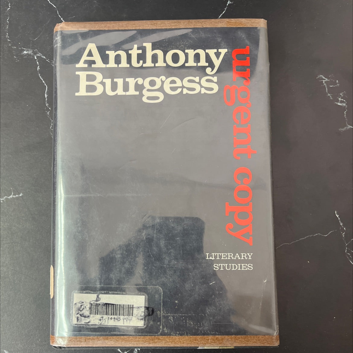 urgent copy literary studies book, by anthony burgess, 1968 Hardcover, First Edition, Heavily Used image 1