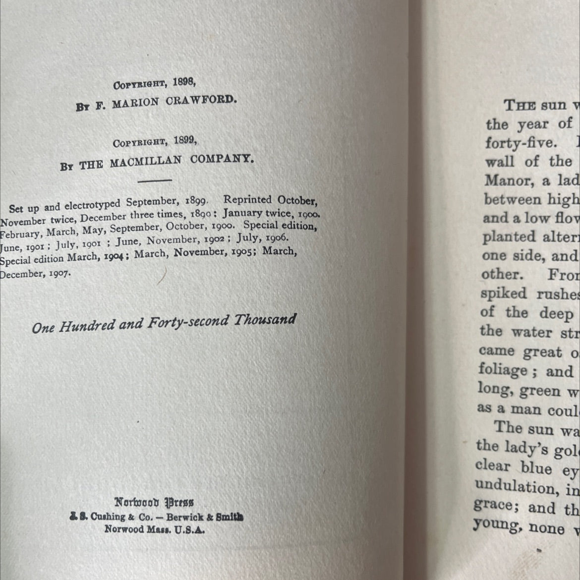 via crucis a romance of the second crusade book, by f. marion crawford, 1906 Hardcover, Antique, Heavily Used image 3