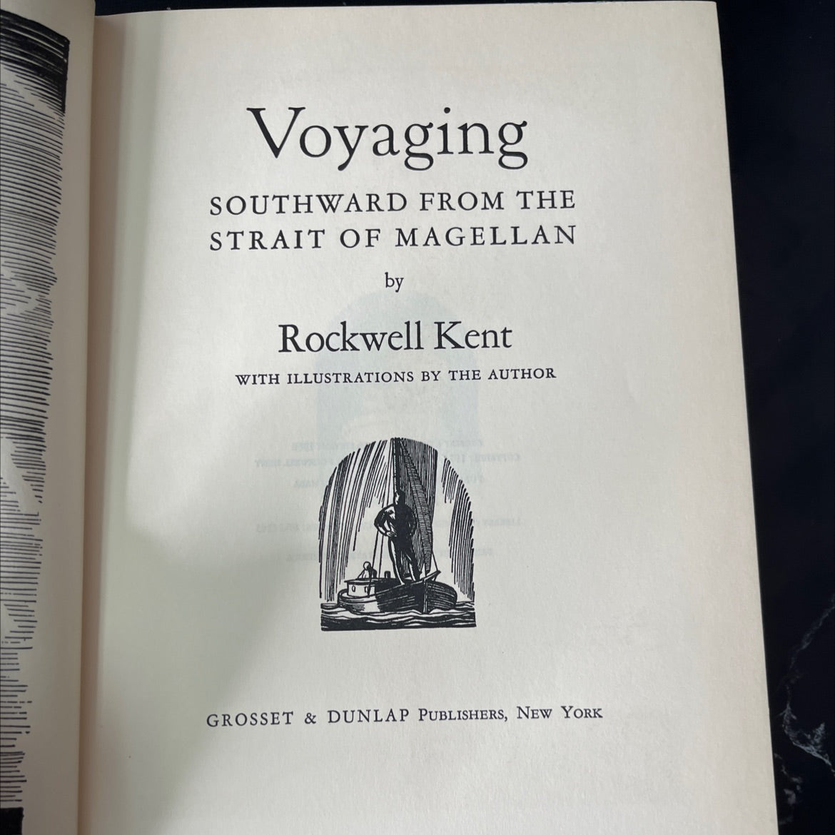 voyaging southward from the strait of magellan book, by rockwell kent, 1968 Hardcover, Vintage image 2