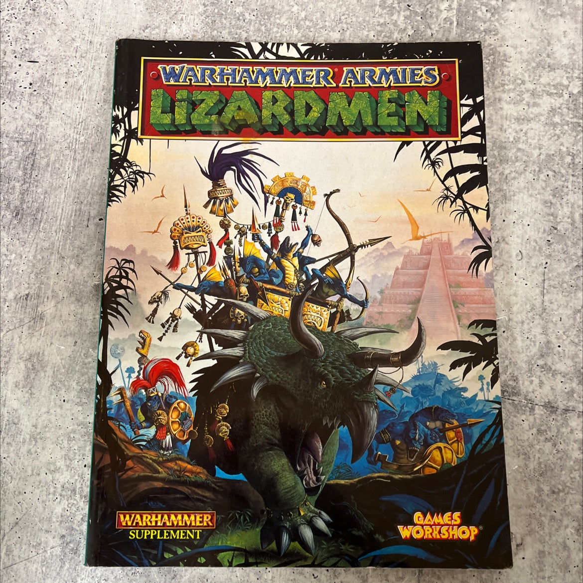 warhammer armies lizardmen book, by nigel stillman, 1997 Paperback image 1