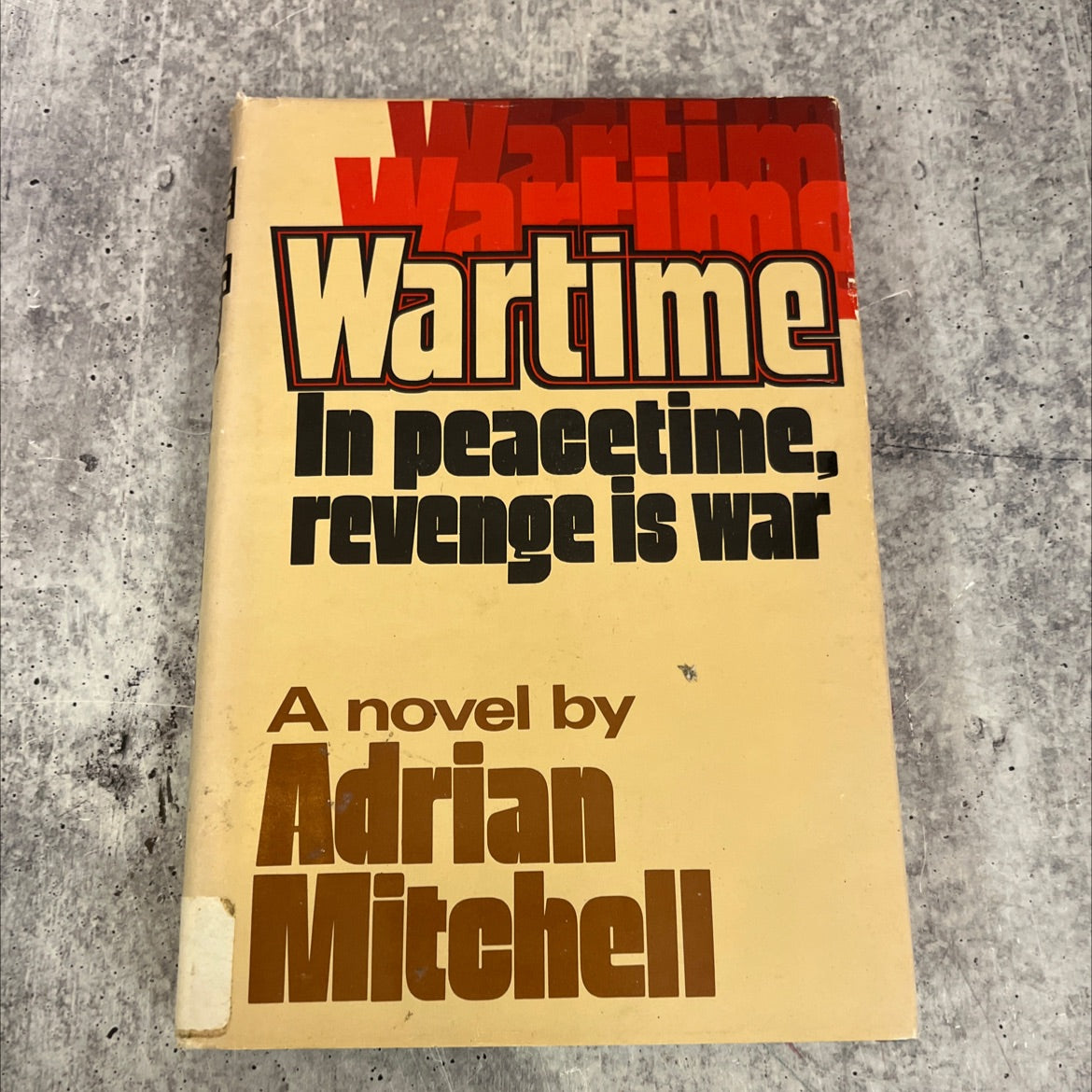 wartime book, by Adrian Mitchell, 1975 Hardcover image 1