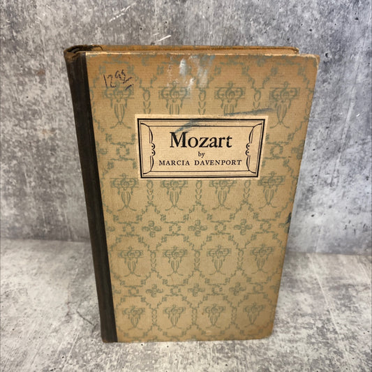 was mozart book, by marcia davenport, 1932 Hardcover image 1