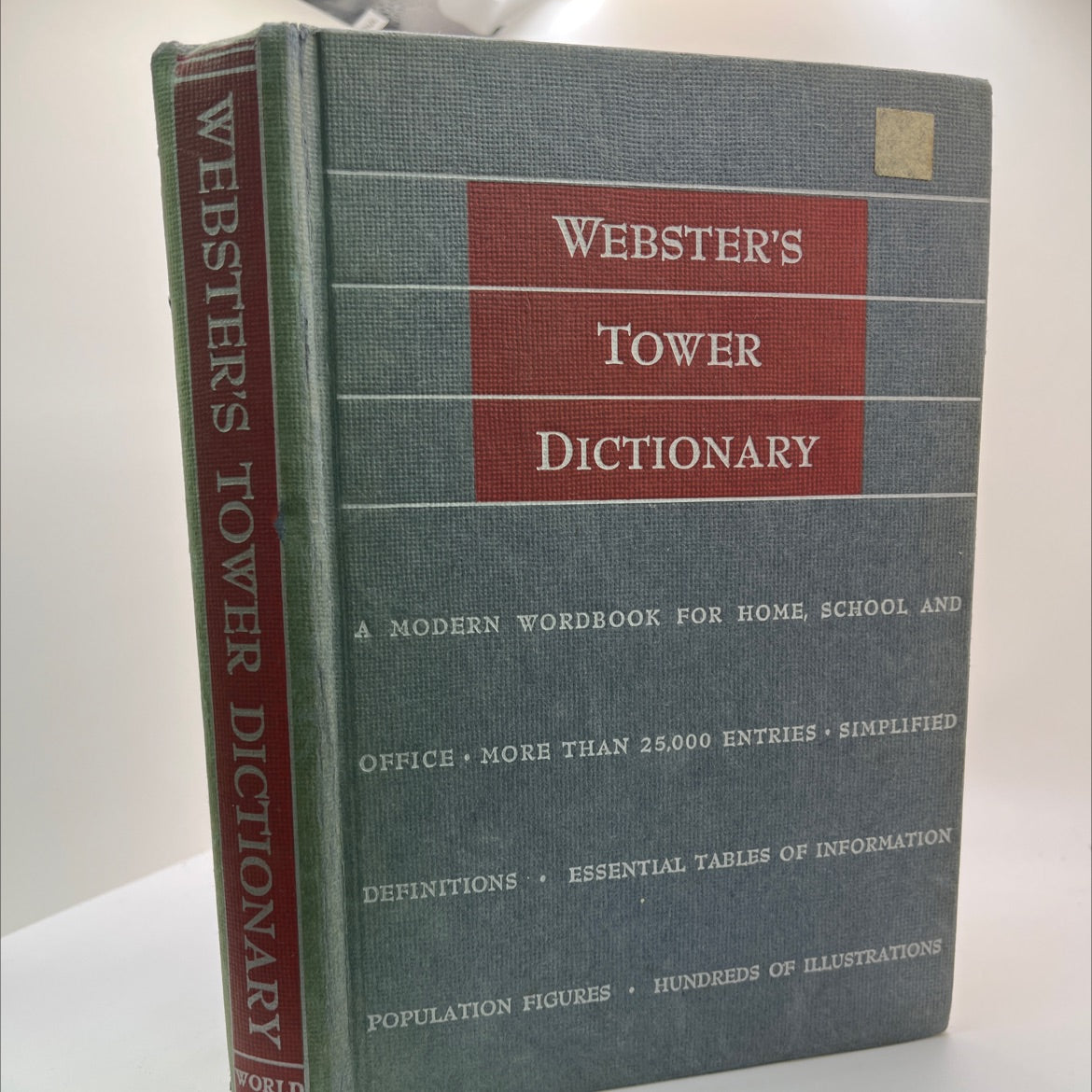 webster's tower dictionary illustrated book, by the world publishing company, 1959 Hardcover image 1