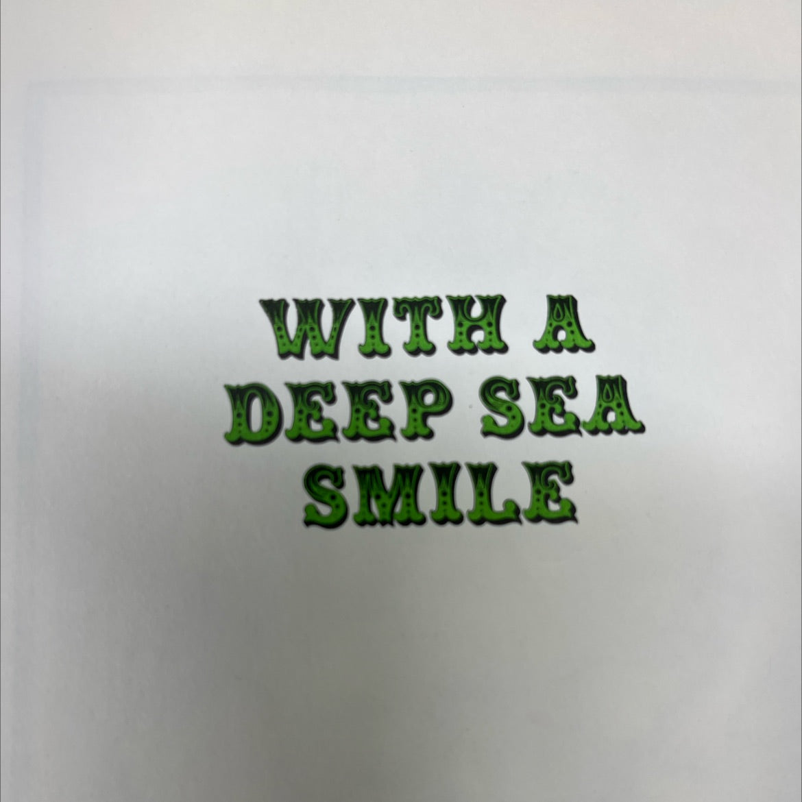 with a deep sea smile book, by Virginia A. Tashjian, Unknown Hardcover image 2