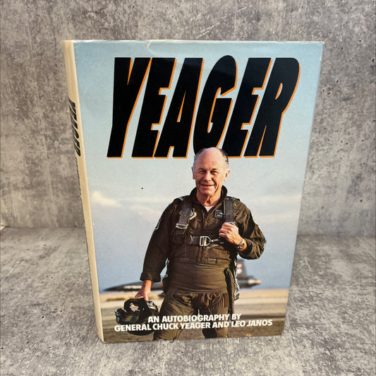 yeager an autobiography book, by chuck yeager & leo janos, 1985 Hardcover image 1