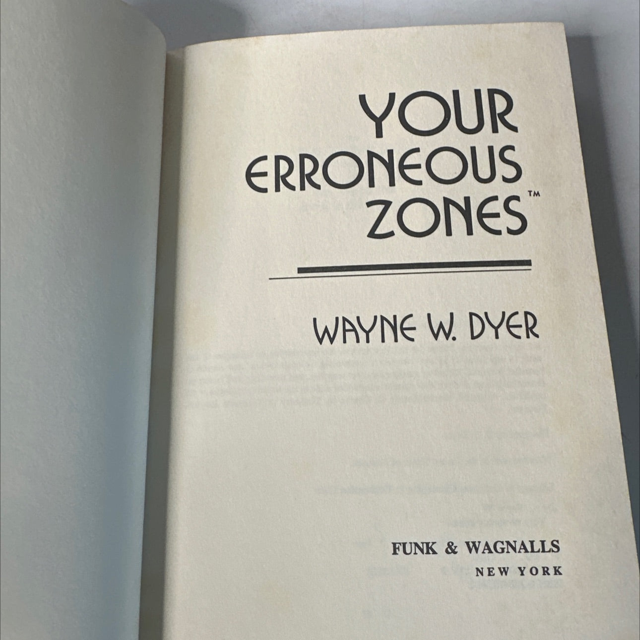 your erroneous zones book, by wayne w. dyer, 1976 Hardcover, Vintage image 2