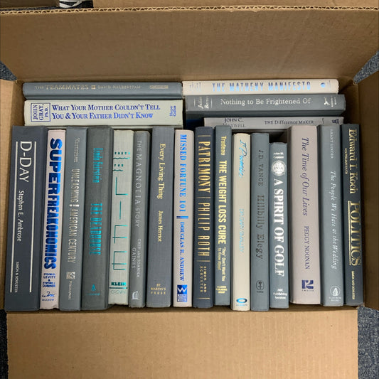 Modern Blue Gray Mix: 1.5 Feet - 21 books